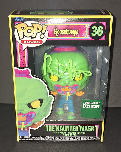 R.L. Stine Autographed Funko Ka-Pow! COA