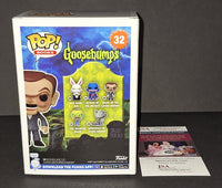 R.L. Stine and Tim Jacobus Autographed Funko JSA COA