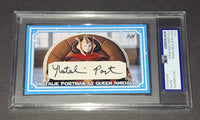 Natalie Portman Autographed Signature Cut Card PSA/DNA COA