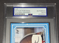Natalie Portman Autographed Signature Cut Card PSA/DNA COA