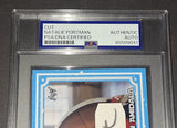 Natalie Portman Autographed Signature Cut Card PSA/DNA COA