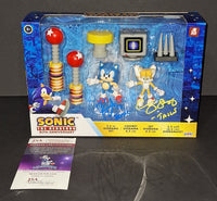 Roger Craig Smith and Colleen O'Shaughnessey Autographed Action Figure JSA COA