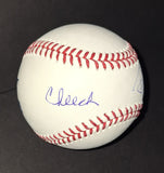 Cheech and Chong autographed baseball JSA COA