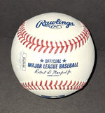 Cheech and Chong autographed baseball JSA COA