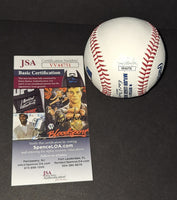 Cheech and Chong autographed baseball JSA COA