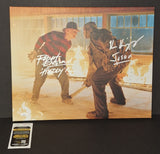 Robert Englund and Ken Kirzinger Autographed 16x20 Canvas JSA COA