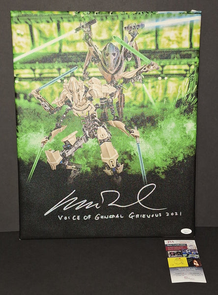 Matthew Wood Autographed 16x20 Canvas JSA COA