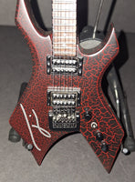 Joseph Quinn Autographed Mini Guitar JSA COA