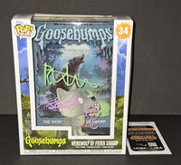 R.L. Stine and Tim Jacobus Autographed Funko JSA COA