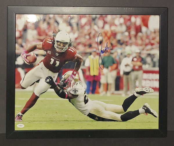 Larry Fitzgerald Autographed Framed 16x20 JSA COA