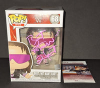 Bret Hart autographed Funko JSA COA