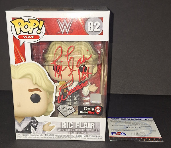 Ric Flair autographed Funko JSA COA