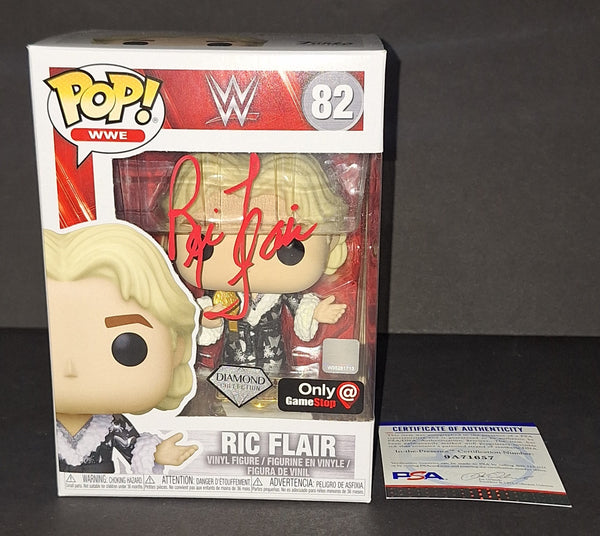 Ric Flair autographed Funko PSA COA