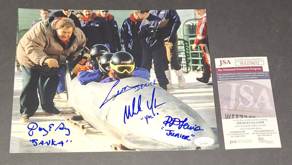 Cool Runnings cast autographed 8x10 JSA COA