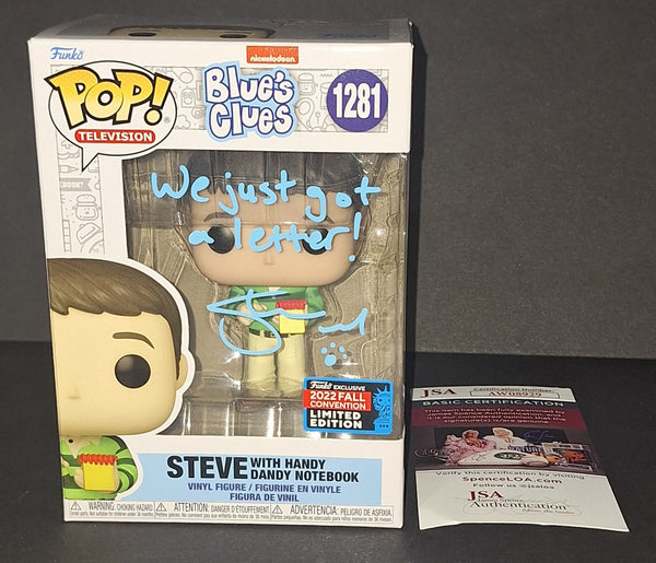 Steve Burns autographed Funko JSA COA