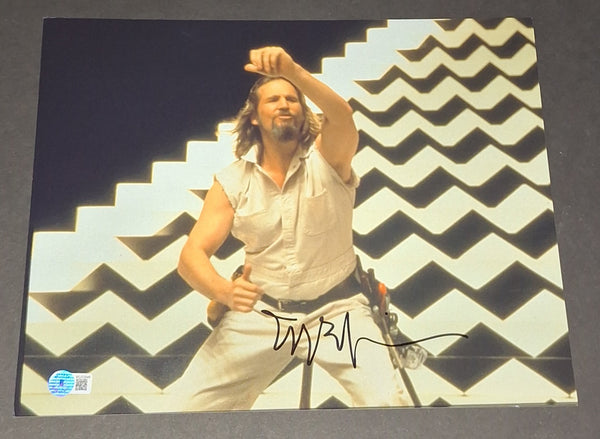 Jeff Bridges autographed 11x14 Beckett COA