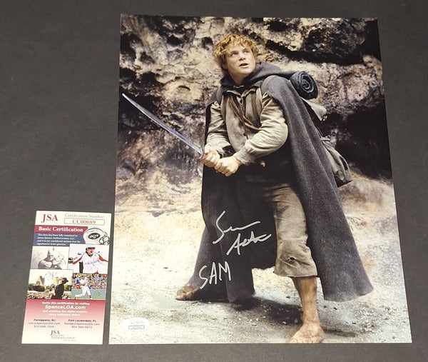 Sean Astin Autographed 11x14 JSA COA