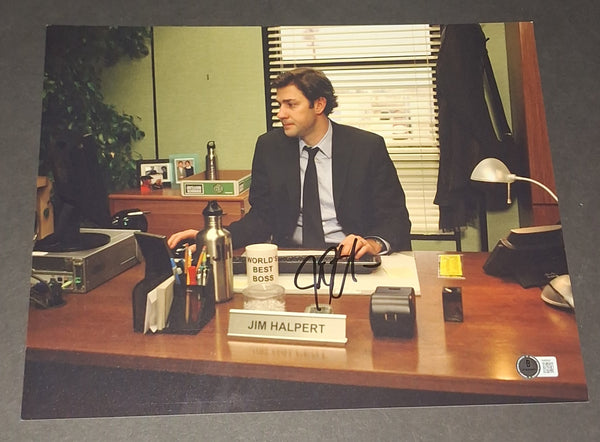 John Krasinski Autographed 11x14 Beckett COA