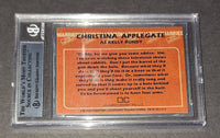 Christina Applegate autographed card Beckett COA