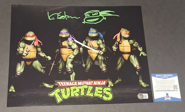 Kevin Eastman autographed 11x14 Beckett Witness COA