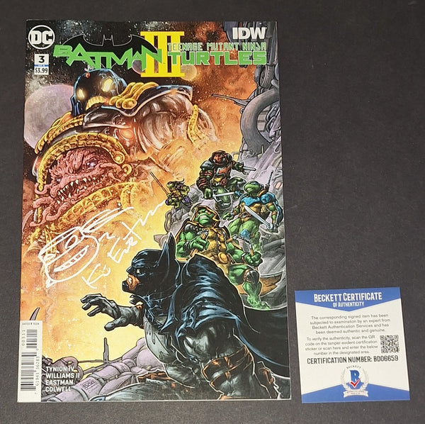 Kevin Eastman autographed comic Beckett COA