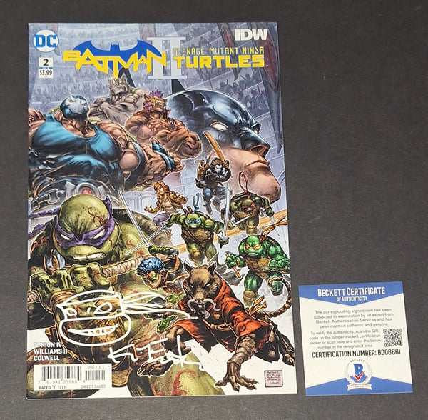 Kevin Eastman autographed comic Beckett COA