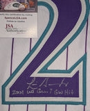 Luis Gonzalez autographed jersey JSA COA