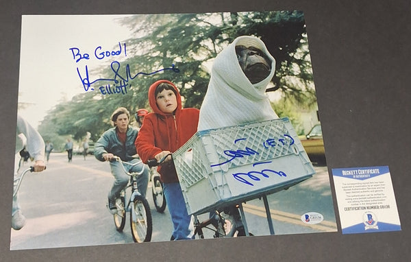 Henry Thomas and Matthew De Meritt 11x14 Beckett COA