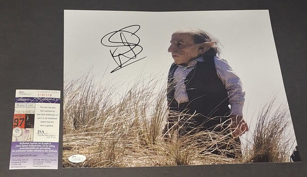 Warwick Davis autographed 11x14 JSA COA