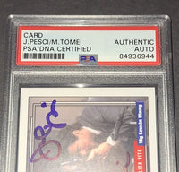 Joe Pesci and Marisa Tomei Autographed My Cousin Vinny Card PSA/DNA COA
