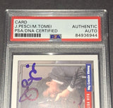 Joe Pesci and Marisa Tomei Autographed My Cousin Vinny Card PSA/DNA COA