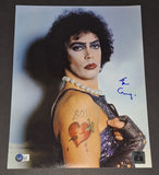 Tim Curry autographed 11x14 Beckett Witness COA