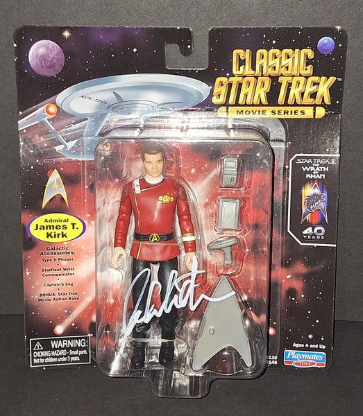 William Shatner autographed action figure JSA COA