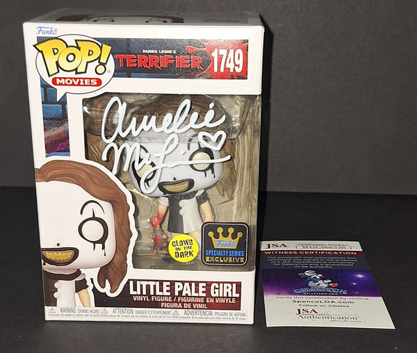 Amelie McLain autographed Funko JSA COA