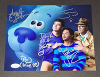 Blue's Clues autographed cast X5 8x10 JSA COA