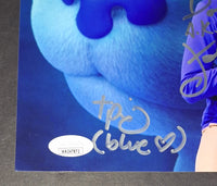 Blue's Clues autographed cast X5 8x10 JSA COA