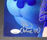 Blue's Clues autographed cast X5 8x10 JSA COA