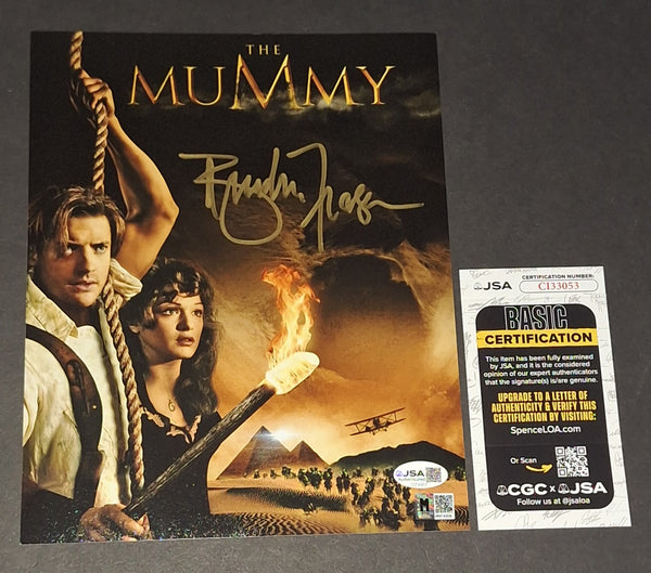 Brendan Fraser Autographed 8x10 JSA COA