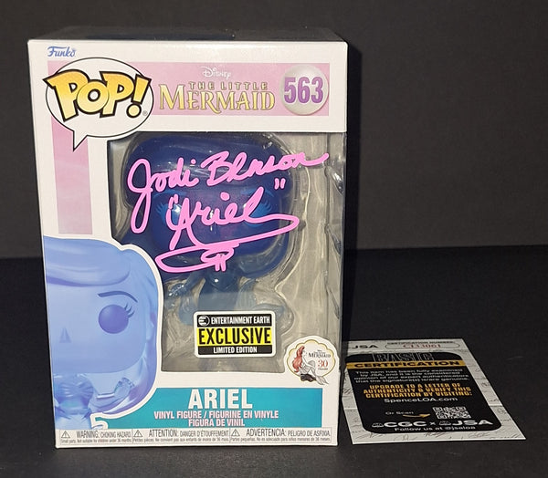 Jodi Benson autographed Funko JSA COA