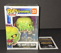 R.L. Stine Autographed Funko JSA COA