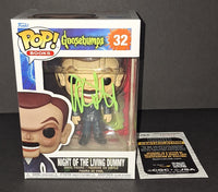 R.L. Stine Autographed Funko JSA COA
