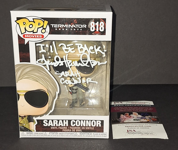 Linda Hamilton autographed Funko JSA COA