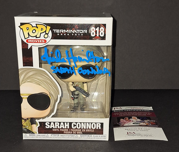 Linda Hamilton autographed Funko JSA COA