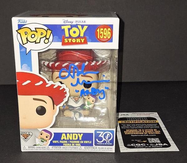 John Morris autographed Funko JSA COA