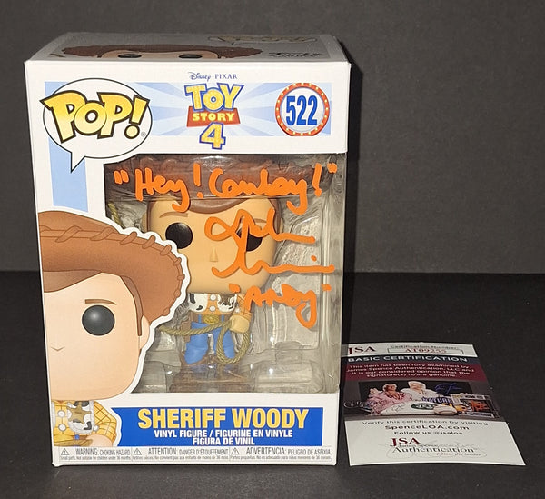 John Morris autographed Funko JSA COA
