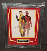 Ryan Reynolds Autographed and Framed 8x10 JSA COA