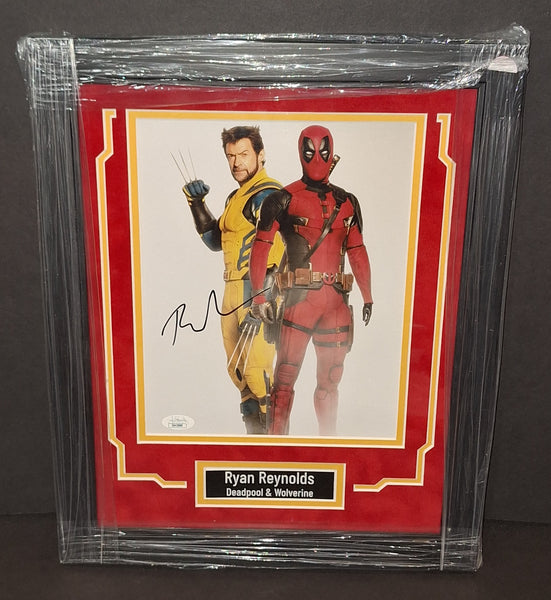 Ryan Reynolds Autographed and Framed 8x10 JSA COA