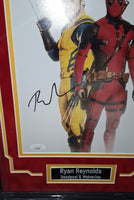 Ryan Reynolds Autographed and Framed 8x10 JSA COA