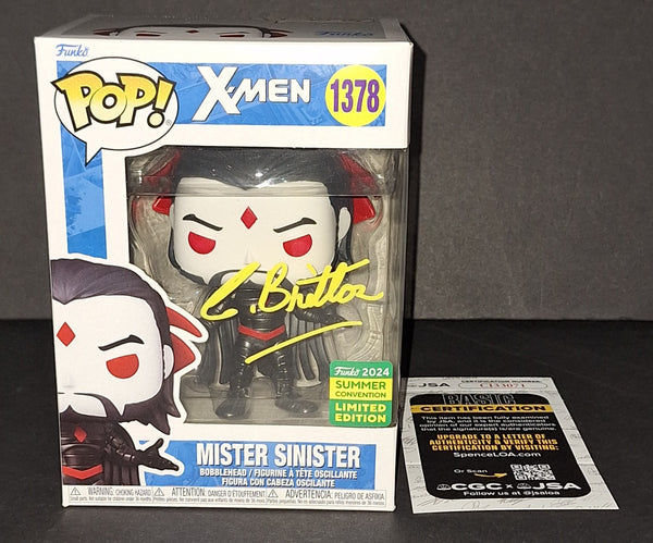 Chris Britton autographed Funko JSA COA