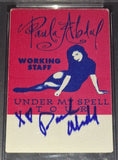 Paula Abdul autographed pass PSA/DNA COA